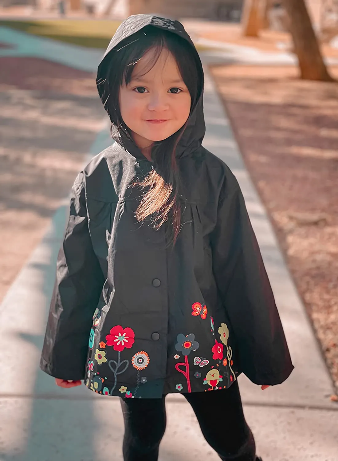 Arshiner Girl Baby Kid Waterproof Hooded Coat Jacket