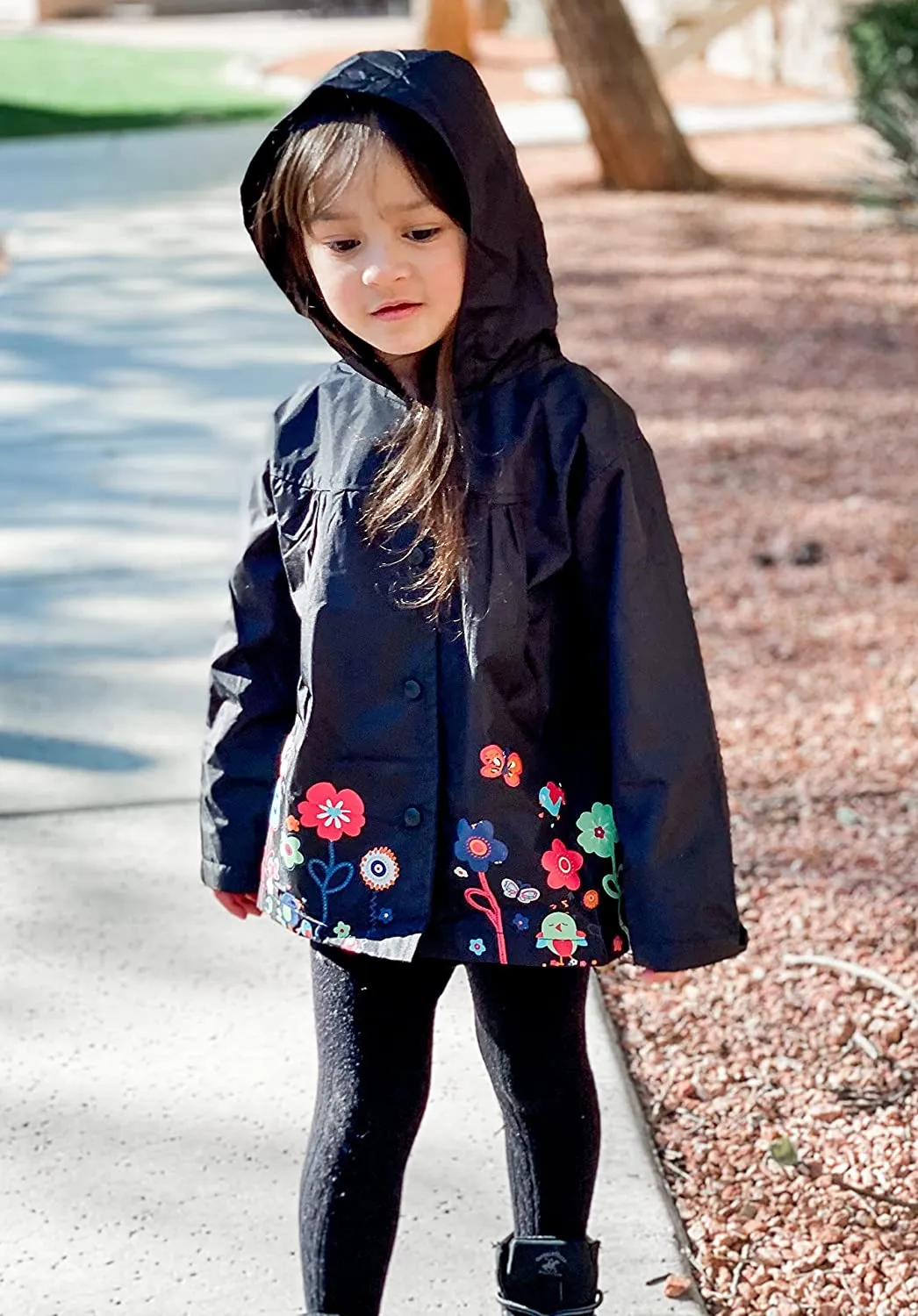 Arshiner Girl Baby Kid Waterproof Hooded Coat Jacket