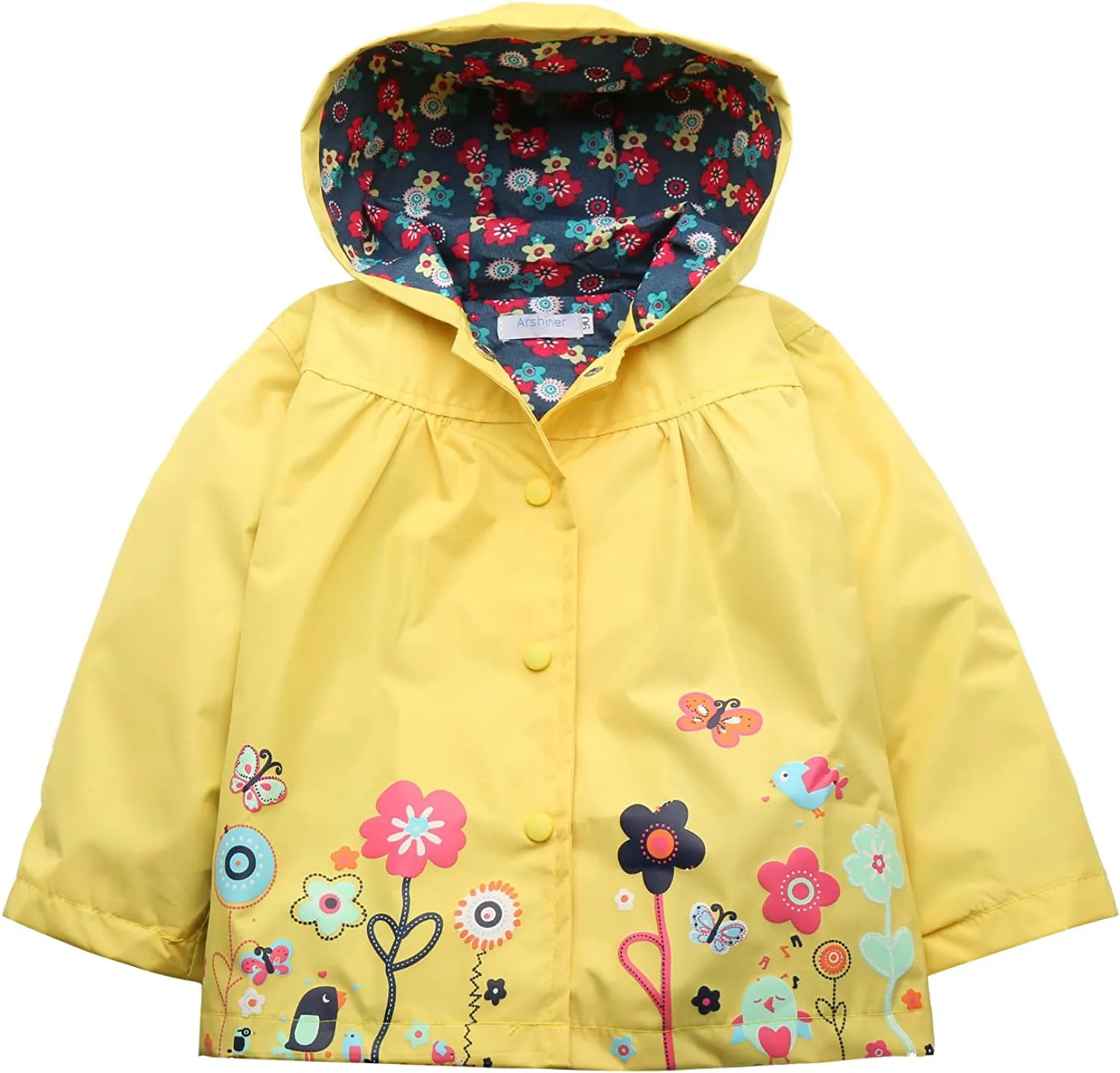 Arshiner Girl Baby Kid Waterproof Hooded Coat Jacket