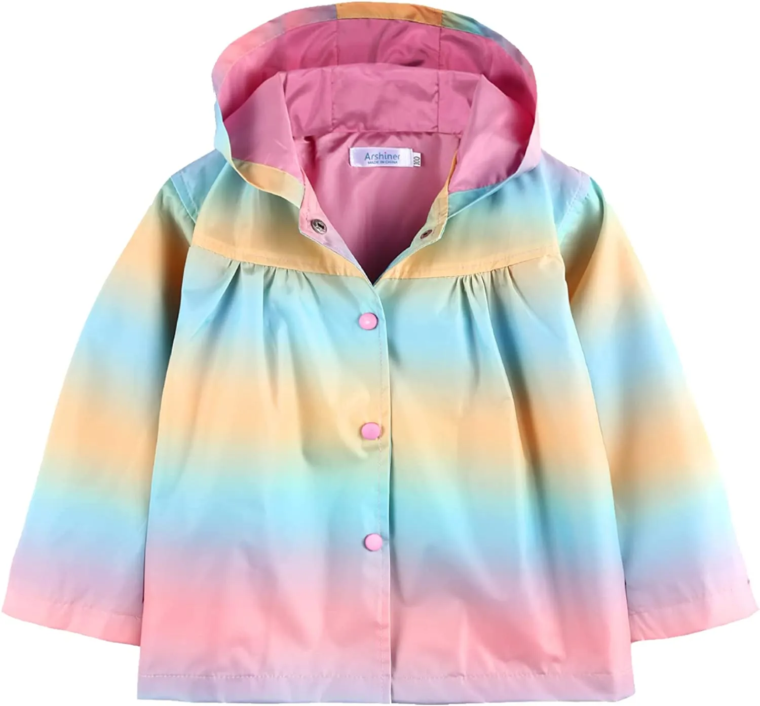 Arshiner Girl Baby Kid Waterproof Hooded Coat Jacket