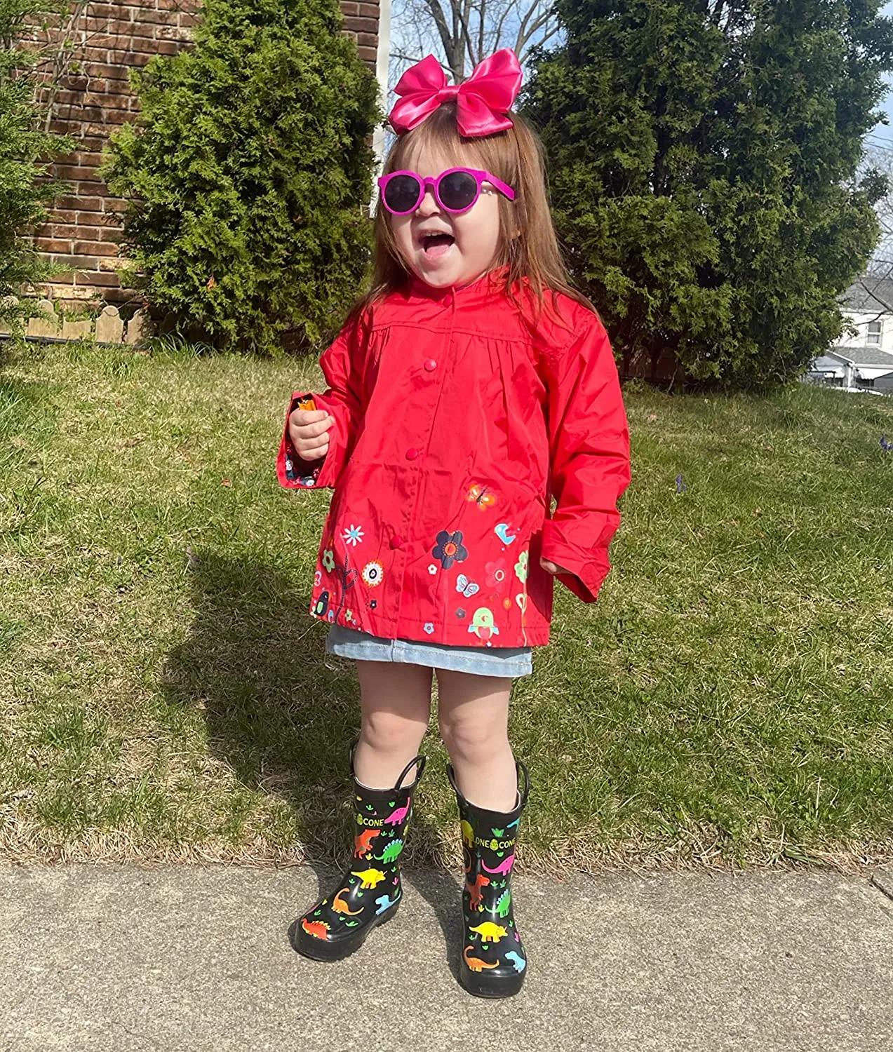 Arshiner Girl Baby Kid Waterproof Hooded Coat Jacket