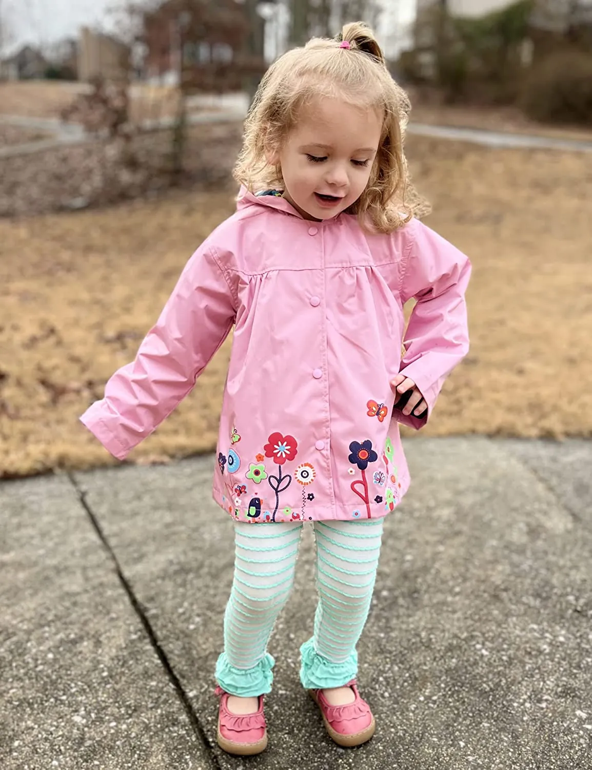 Arshiner Girl Baby Kid Waterproof Hooded Coat Jacket