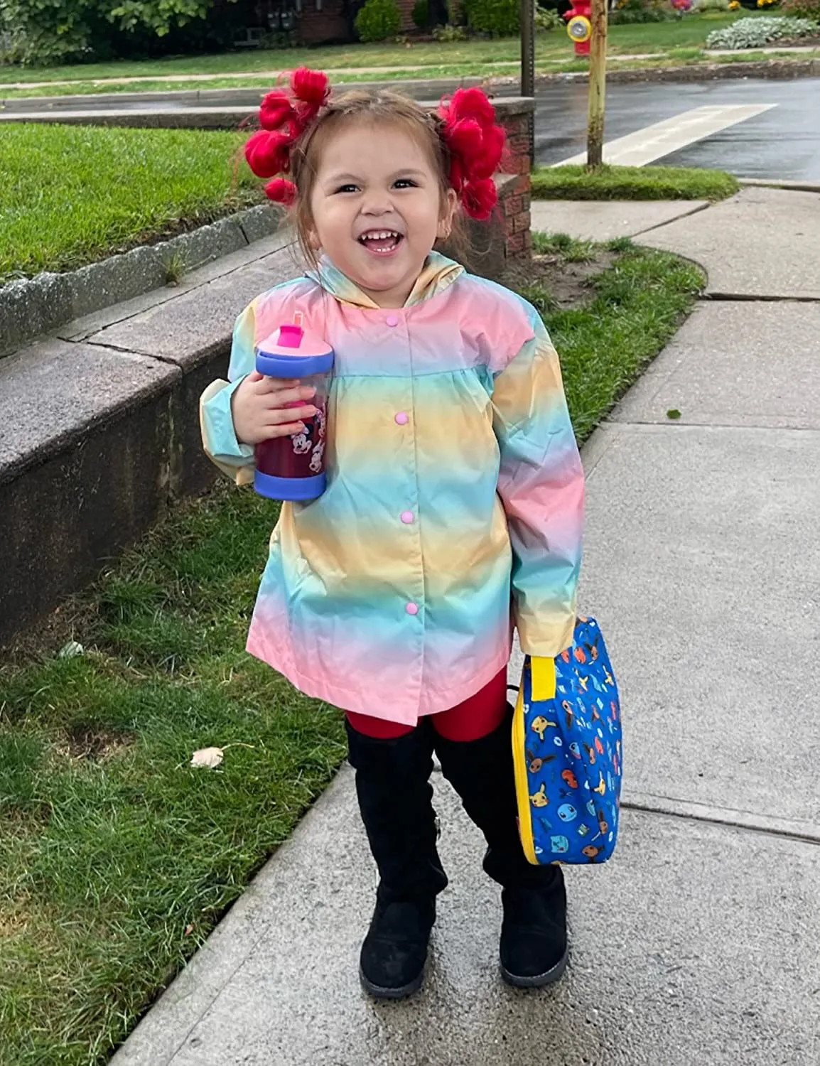 Arshiner Girl Baby Kid Waterproof Hooded Coat Jacket