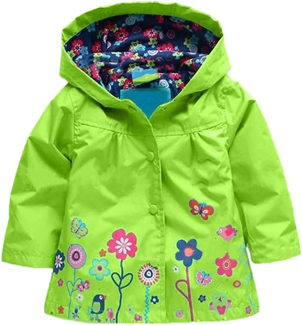 Arshiner Girl Baby Kid Waterproof Hooded Coat Jacket