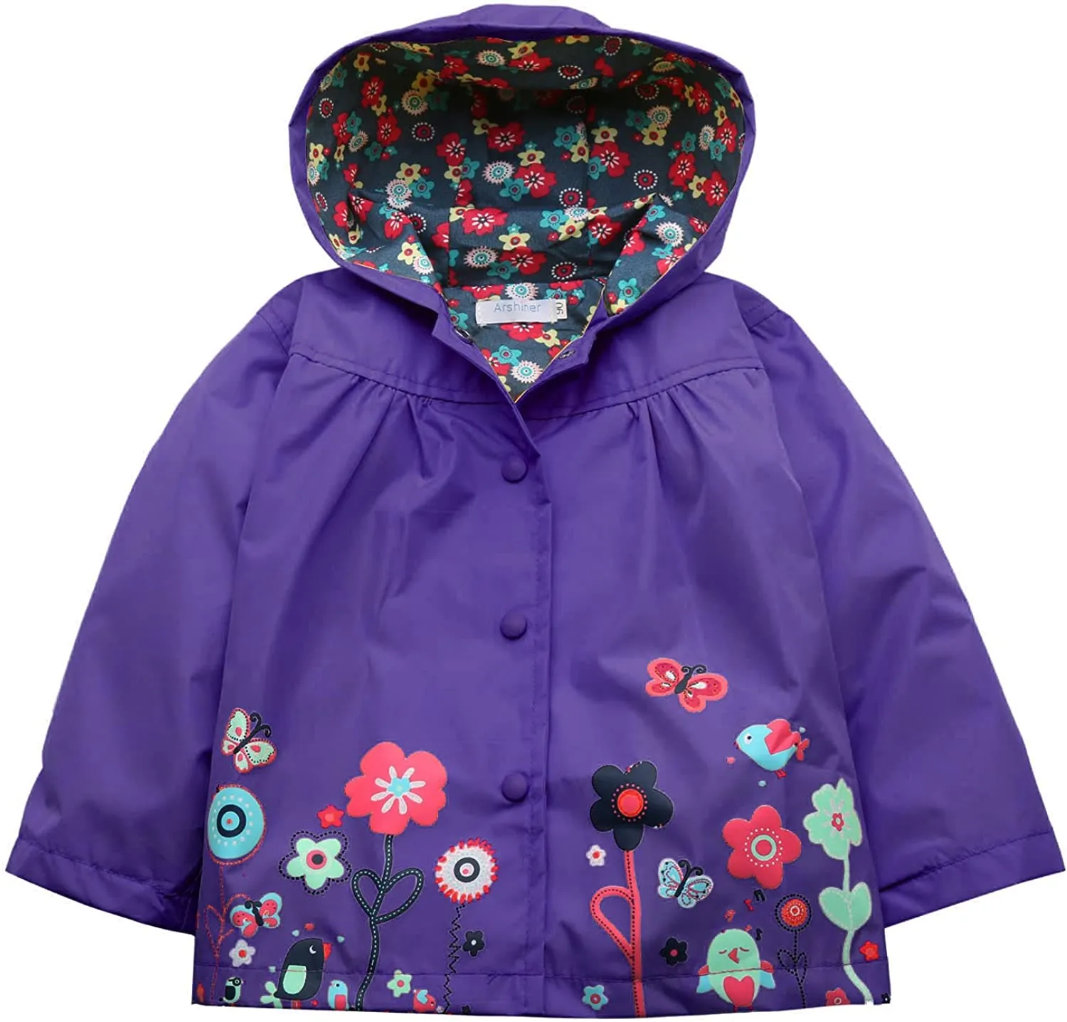 Arshiner Girl Baby Kid Waterproof Hooded Coat Jacket