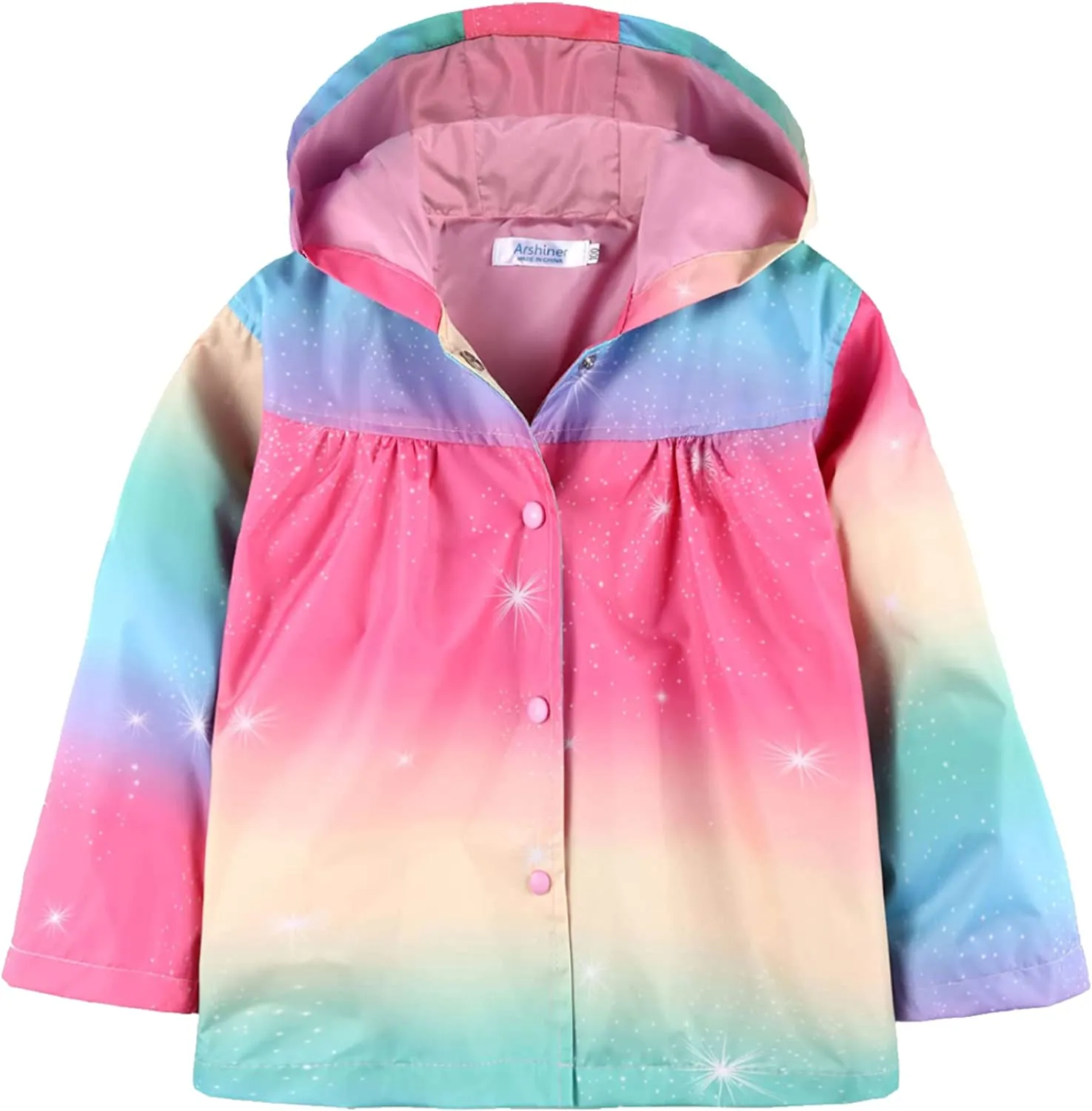 Arshiner Girl Baby Kid Waterproof Hooded Coat Jacket