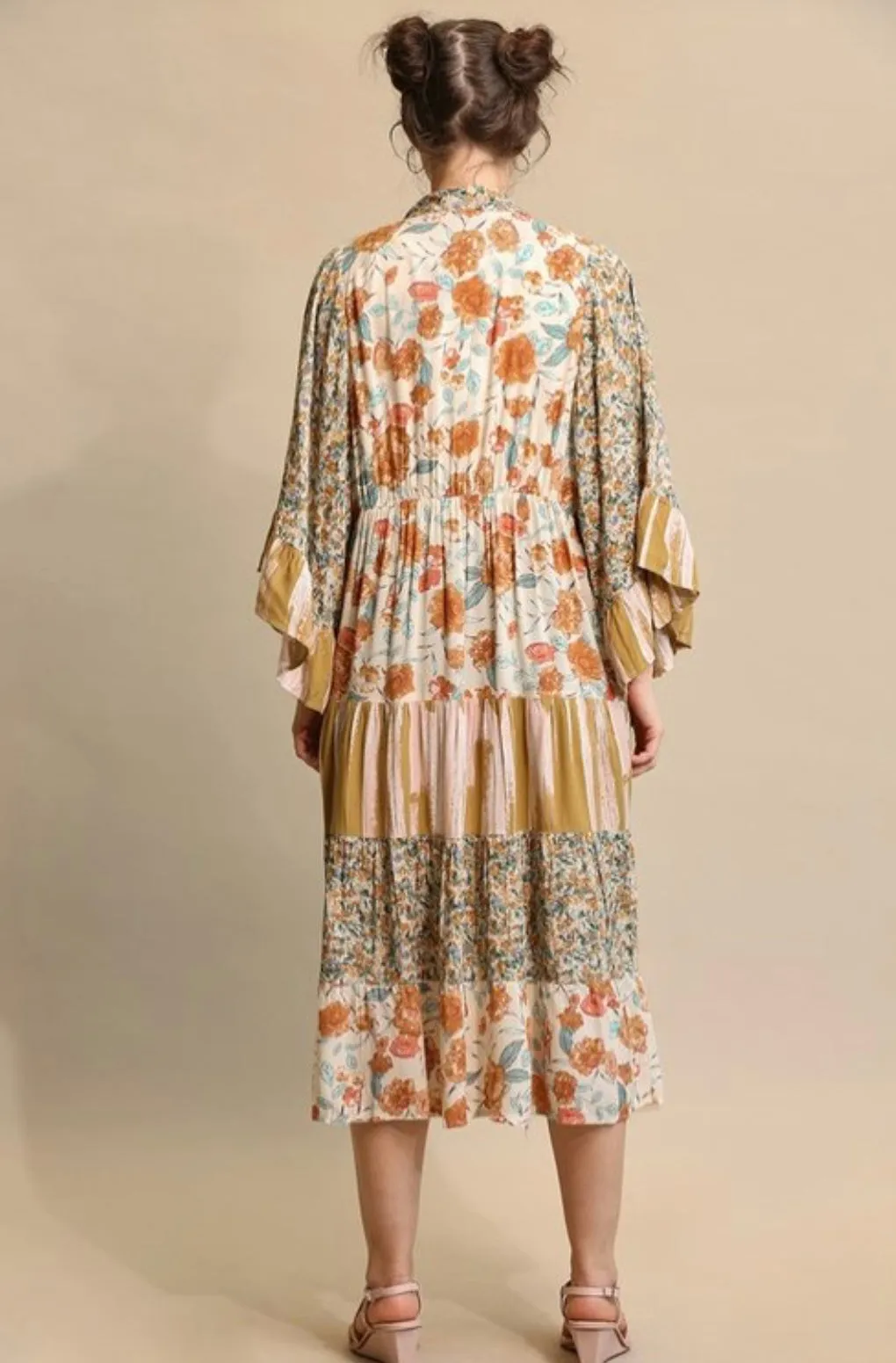 Brooke Boho Floral Cardigan