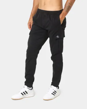 Calvin Klein Skinny Washed Cargo Pants CK Black
