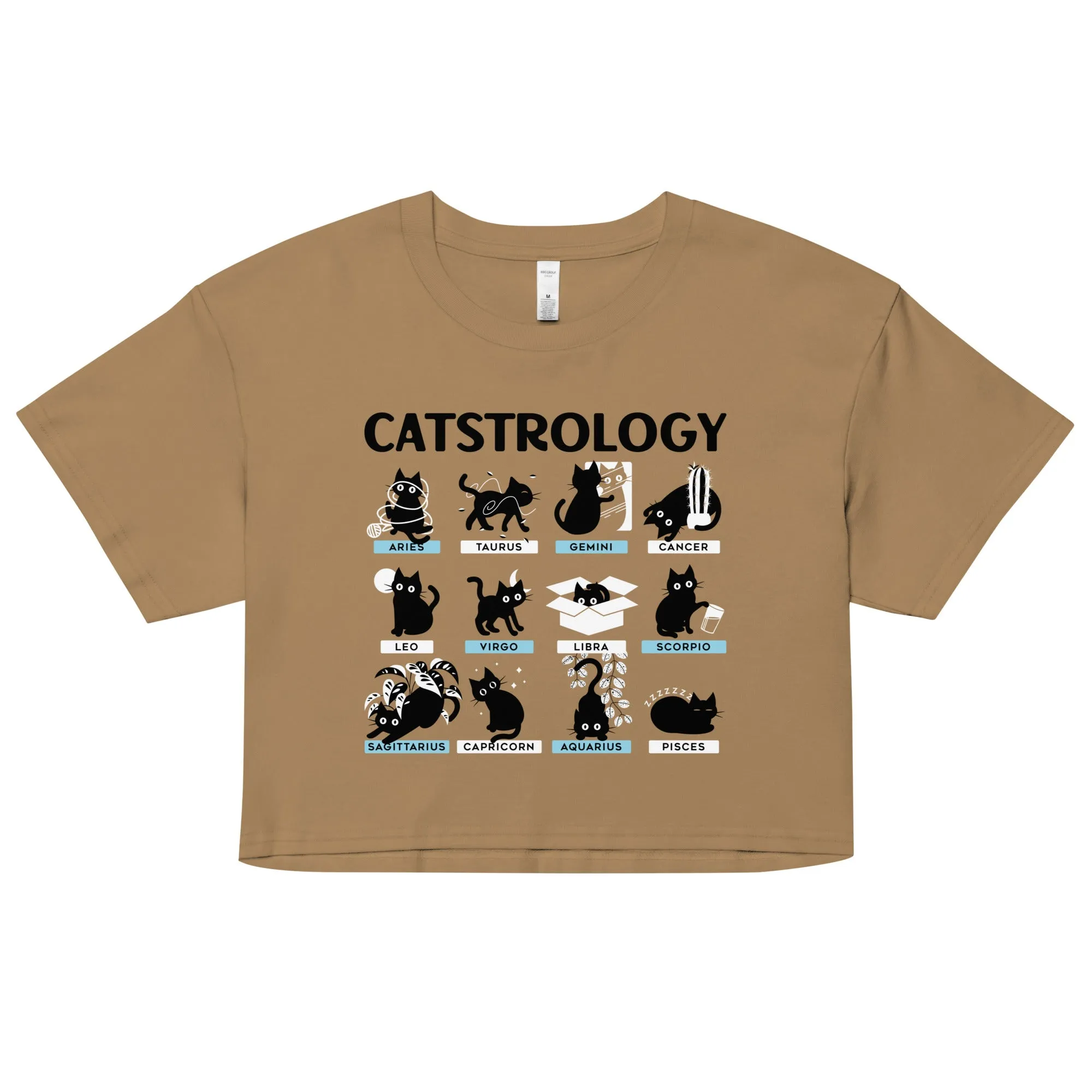 Catstrology Women's Crop Tee