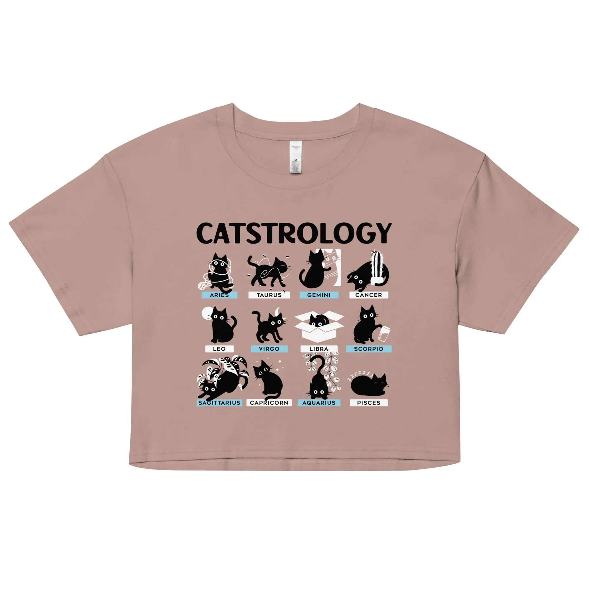 Catstrology Women's Crop Tee