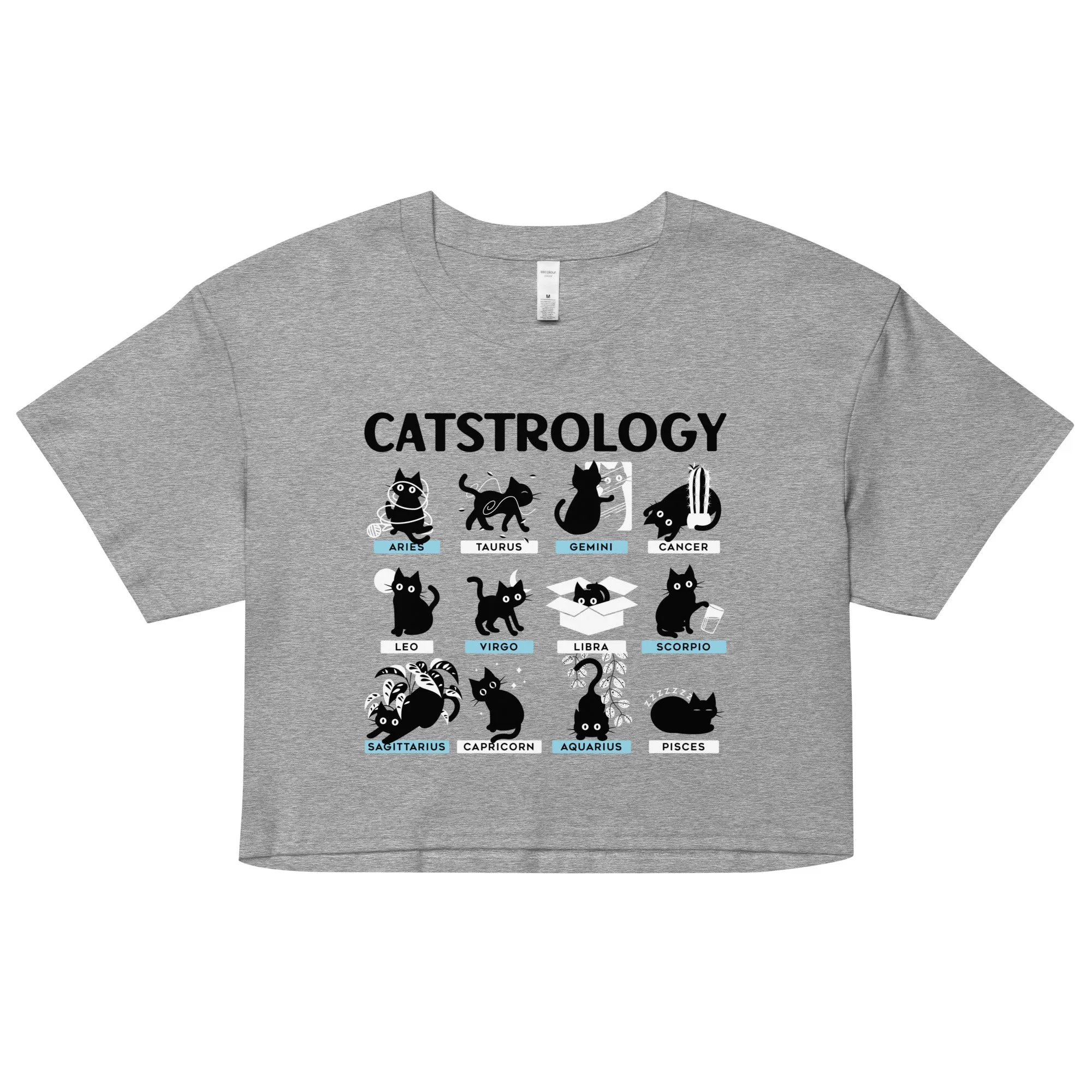 Catstrology Women's Crop Tee
