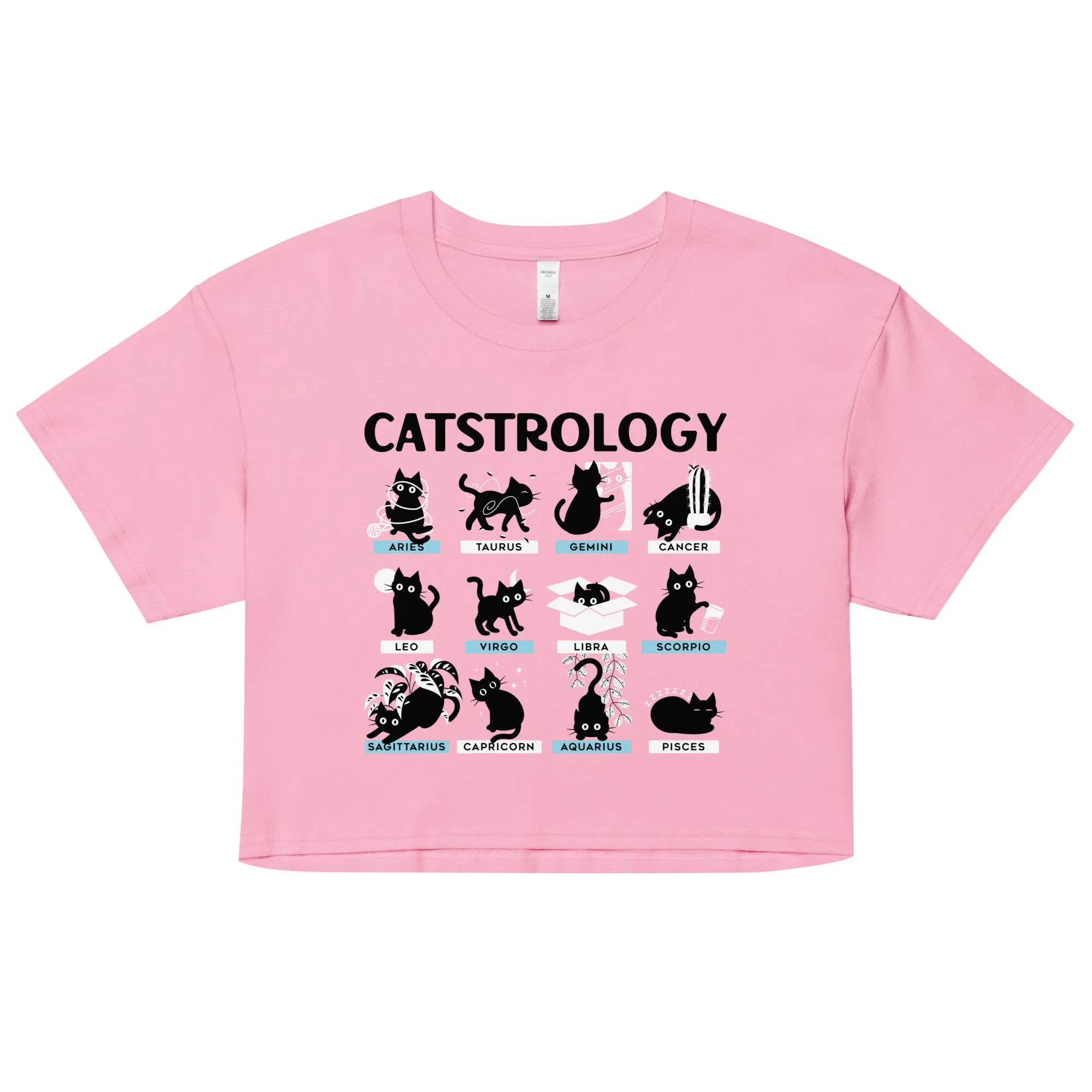 Catstrology Women's Crop Tee