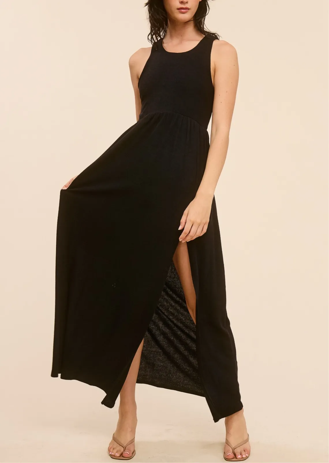 Charlotte Avery Crewneck Midi Dress