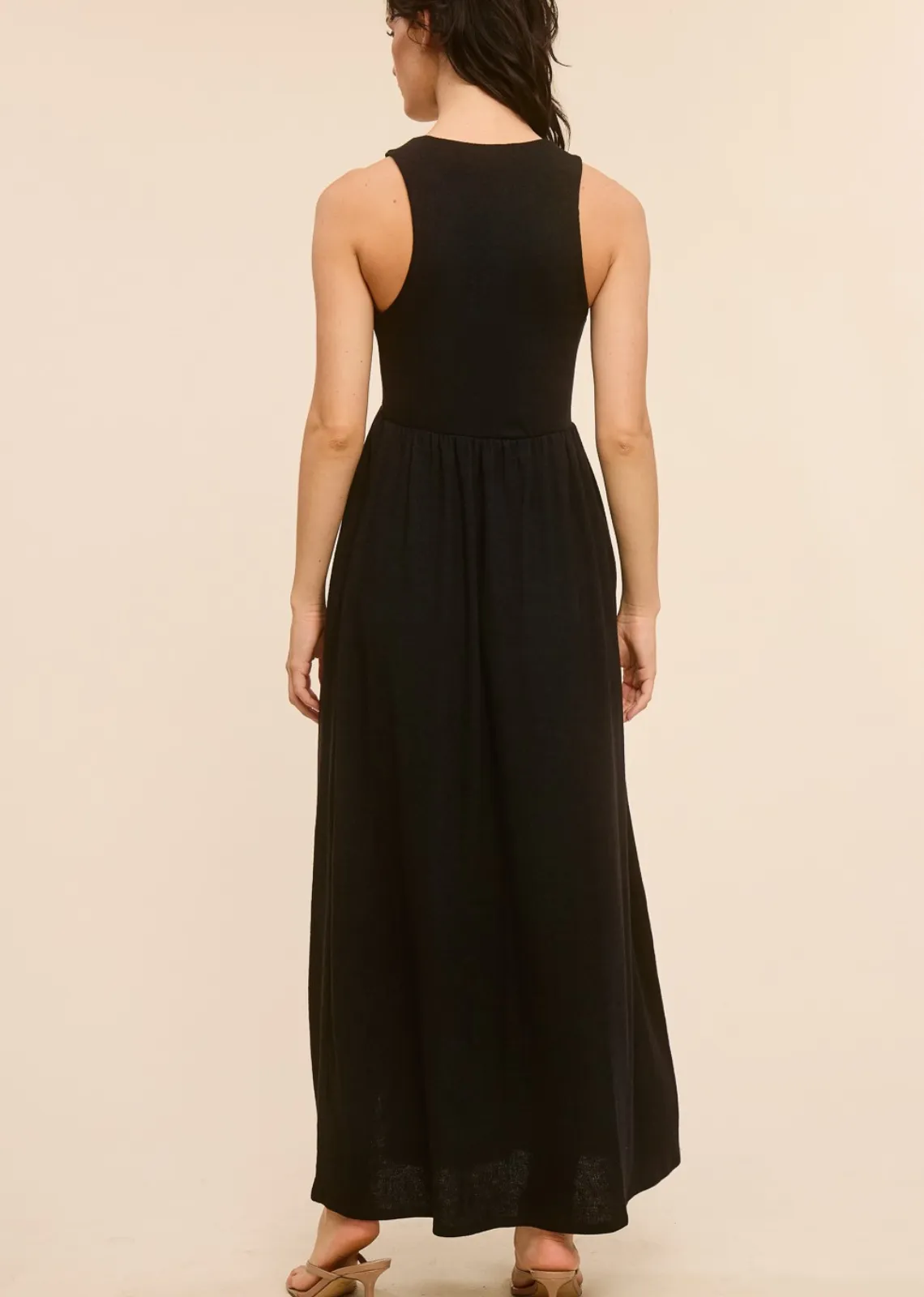 Charlotte Avery Crewneck Midi Dress