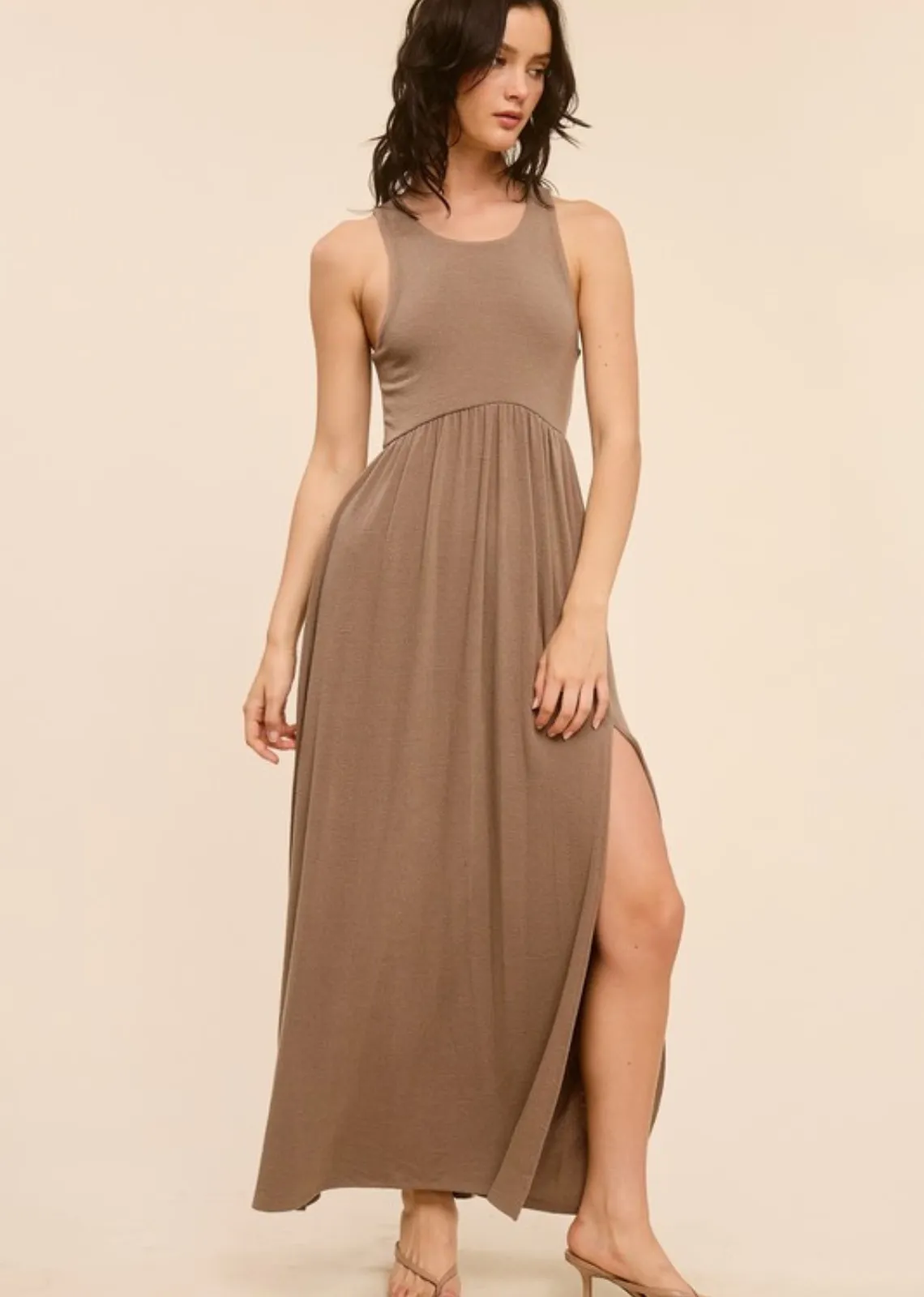 Charlotte Avery Crewneck Midi Dress