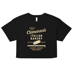 Clemenza's Italian Bakery Women's Crop Tee