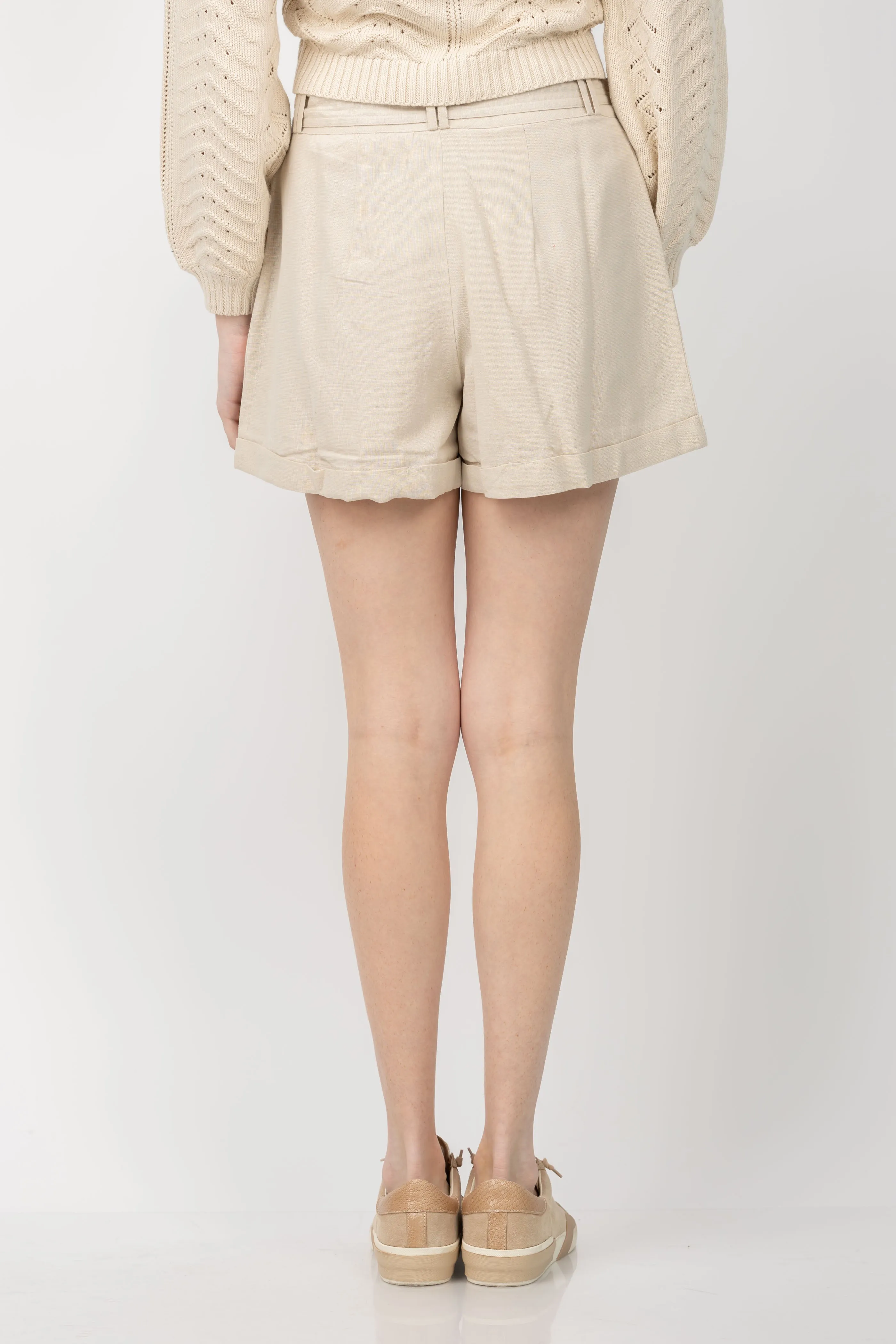 Cleobella Oscar Shorts in Pale Champagne