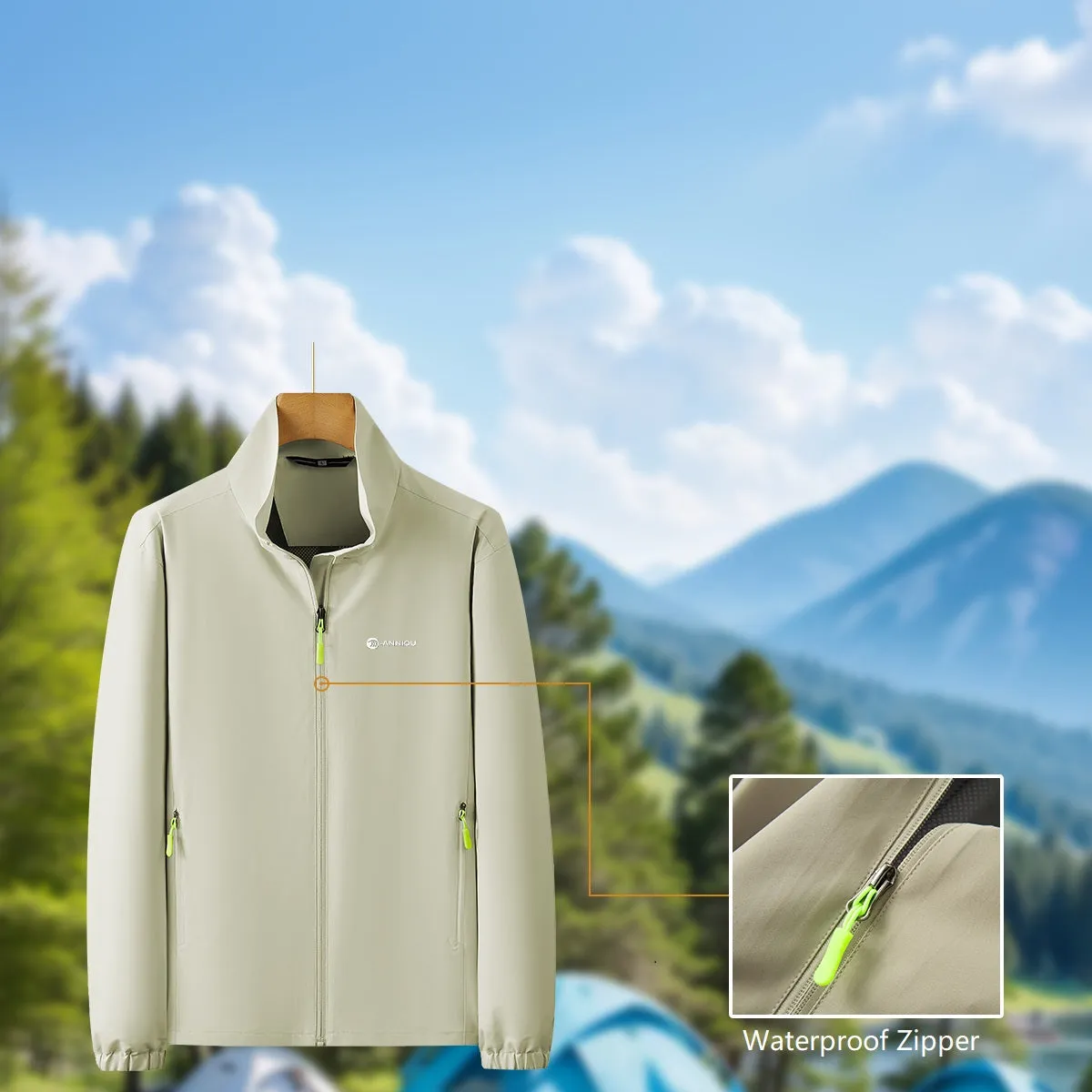 Customized LOGO Casual Windbreaker Jacket