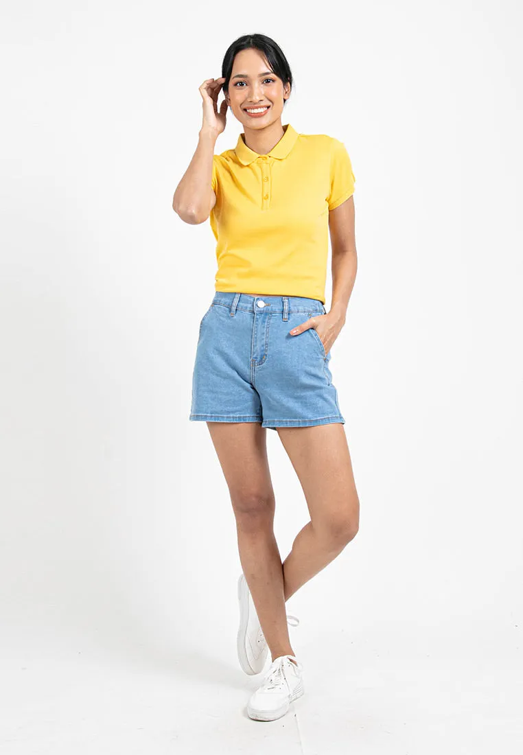 Forest Ladies Denim Short Pants Casual Denim Shorts Women | Seluar Pendek Denim Perempuan - 860155