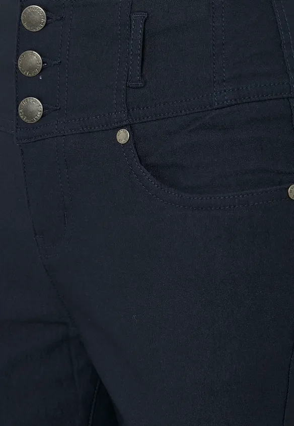 FRANSA<BR>
Zalin Trousers<BR>
Dark Peacoat Navy<BR>