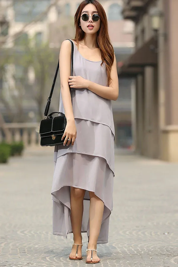 High low chiffon dress 932#