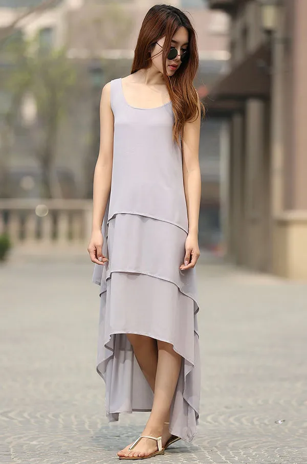 High low chiffon dress 932#