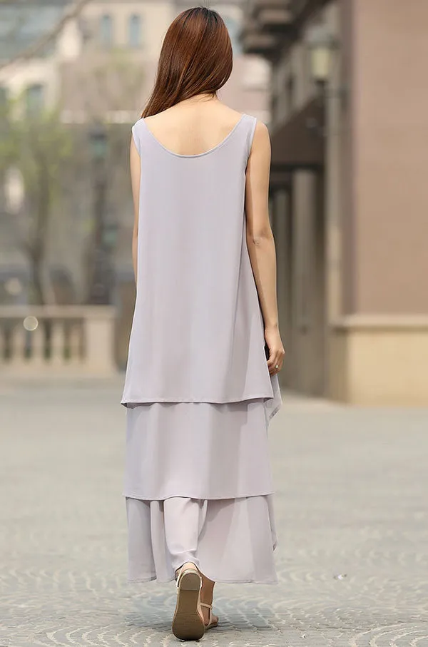 High low chiffon dress 932#