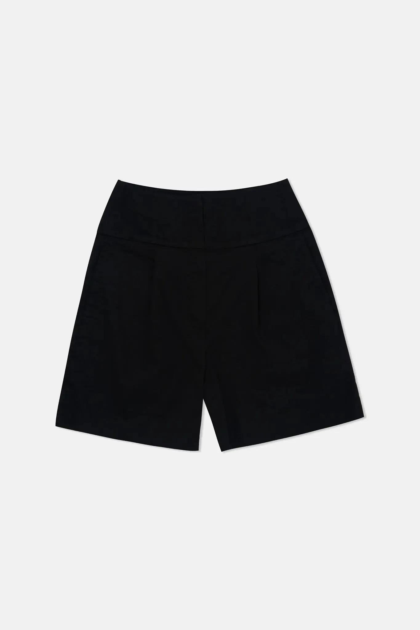 High Waisted Linen Shorts