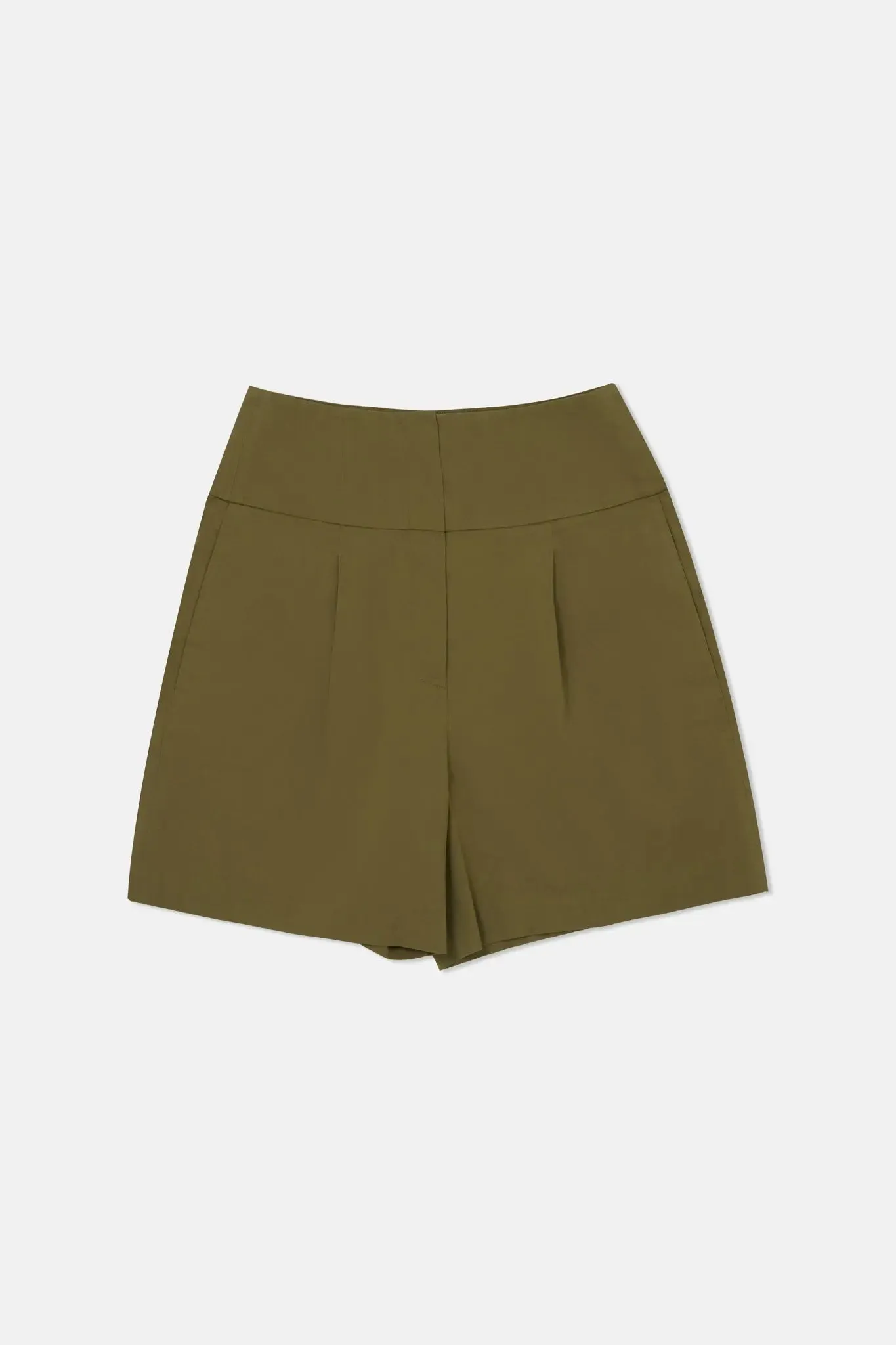 High Waisted Linen Shorts