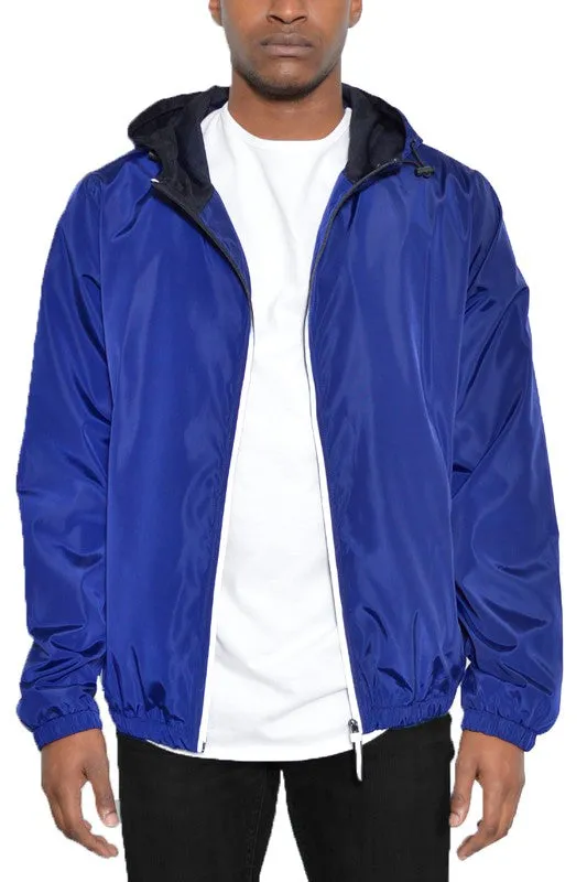 Hooded Windbreaker in multiple colors