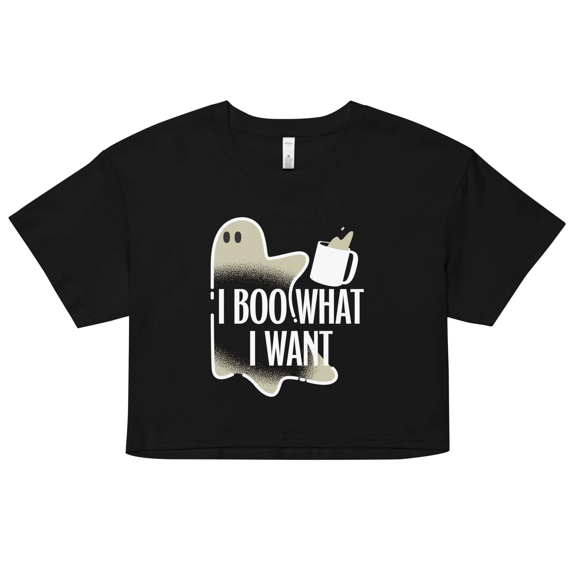 I Boo What I Want Women's Crop Tee