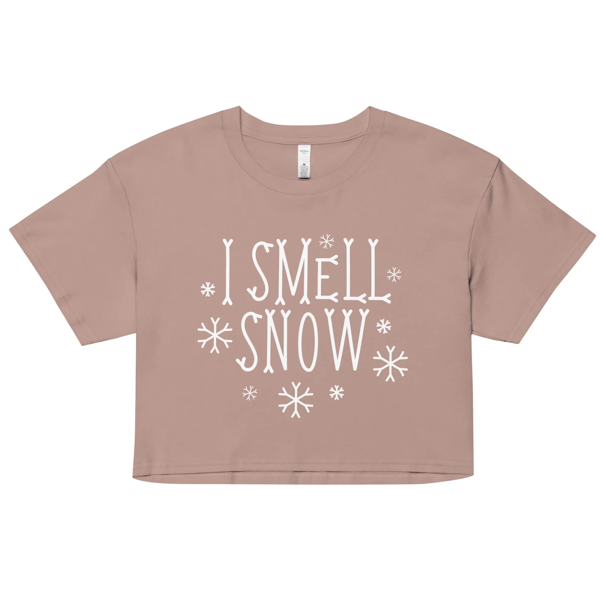I Smell Snow Women's Crop Tee
