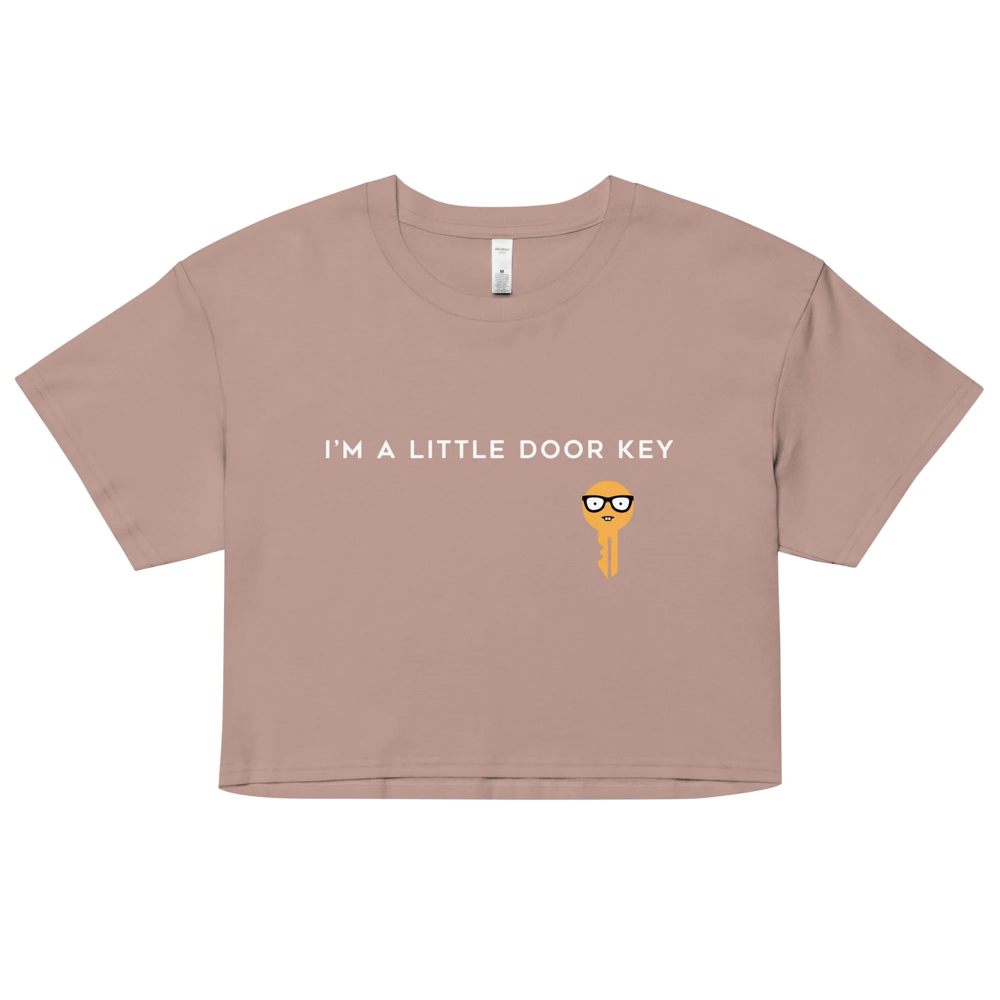 I'm A Little Door Key Women's Crop Tee