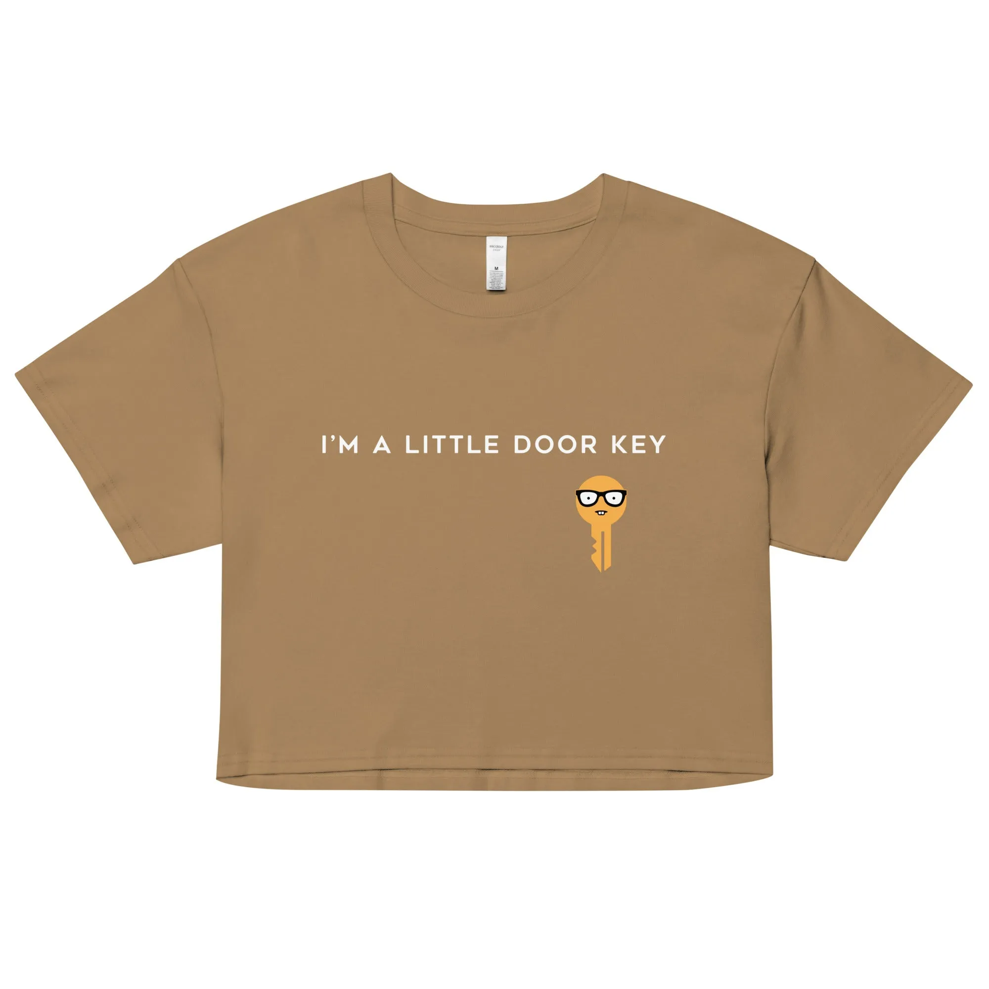 I'm A Little Door Key Women's Crop Tee
