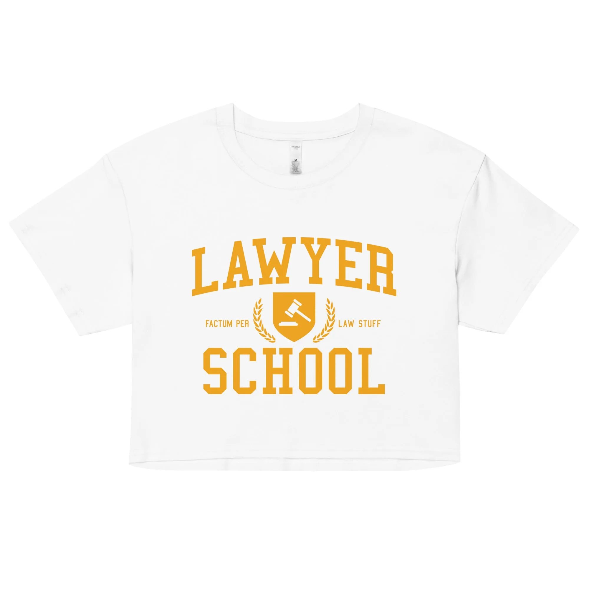 Lawyer School Women's Crop Tee