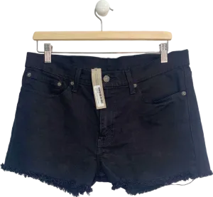 Levi's Black 511 High-Waist Denim Shorts W 34 L 34