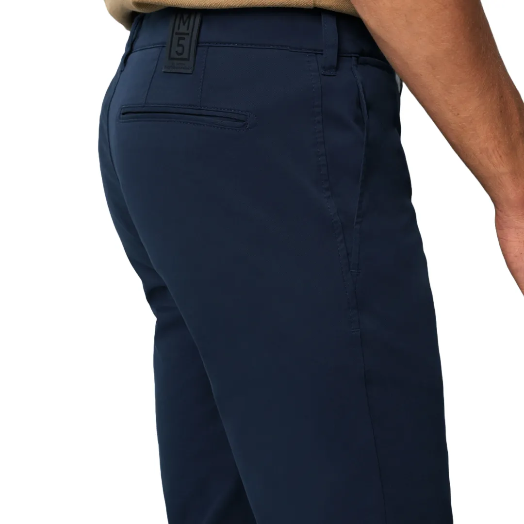 M5 by Meyer Slim Fit Stretch Chinos - Navy