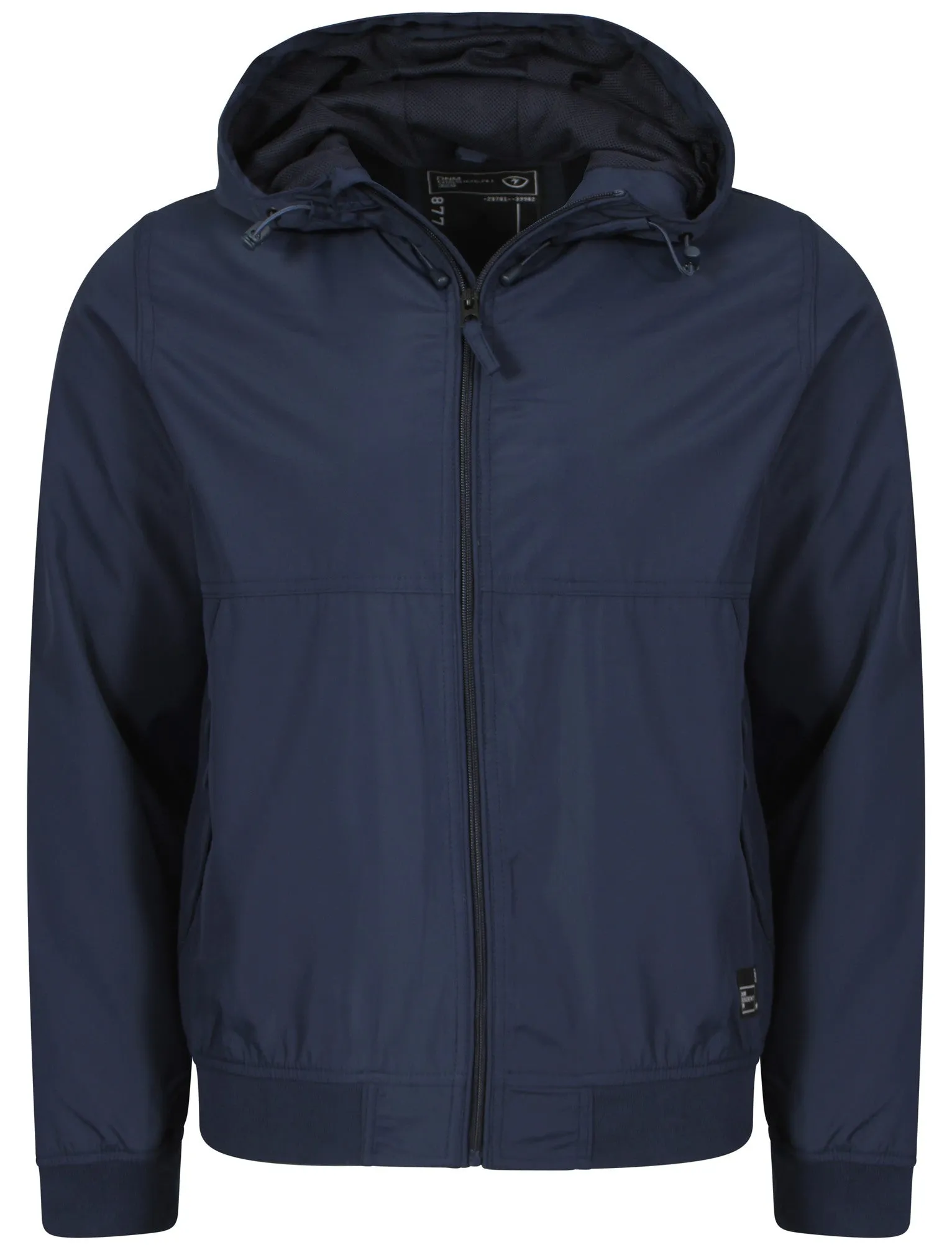 Men's mesh lining hooded blue jacket - Dissident