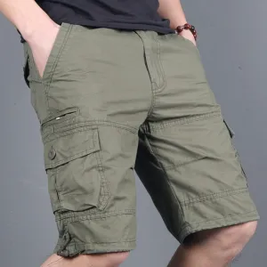 Men's Military Cargo Shorts 2021 Army Camouflage Tactical Joggers Shorts Men Cotton Loose Work Casual Short Pants
