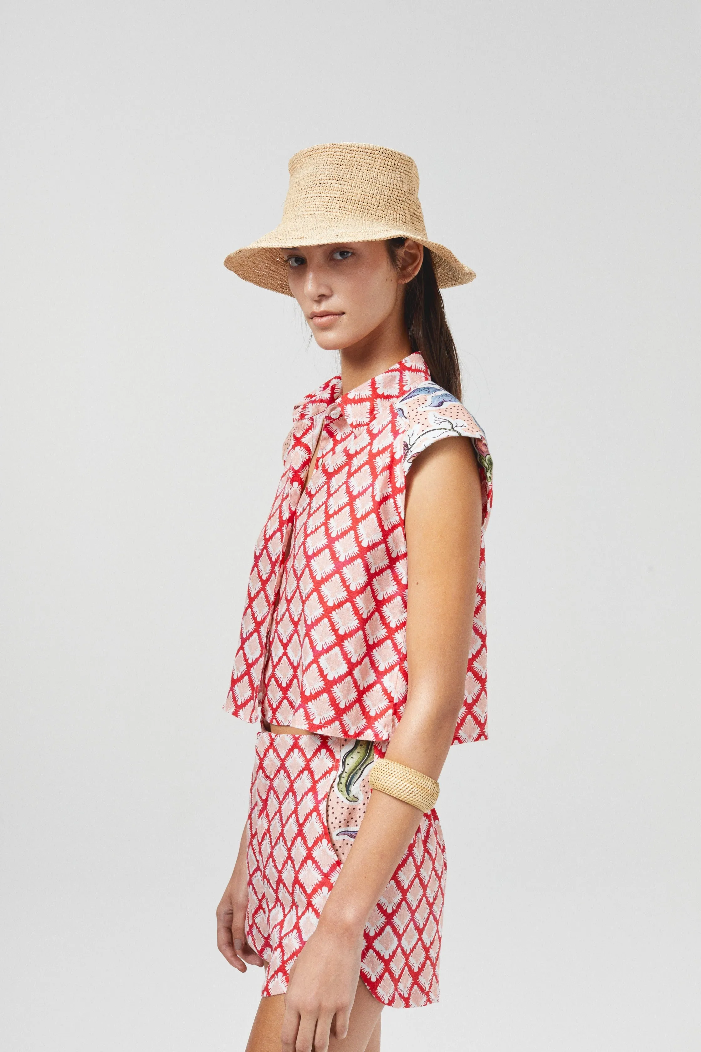 Moon Linen Shorts - Tangier