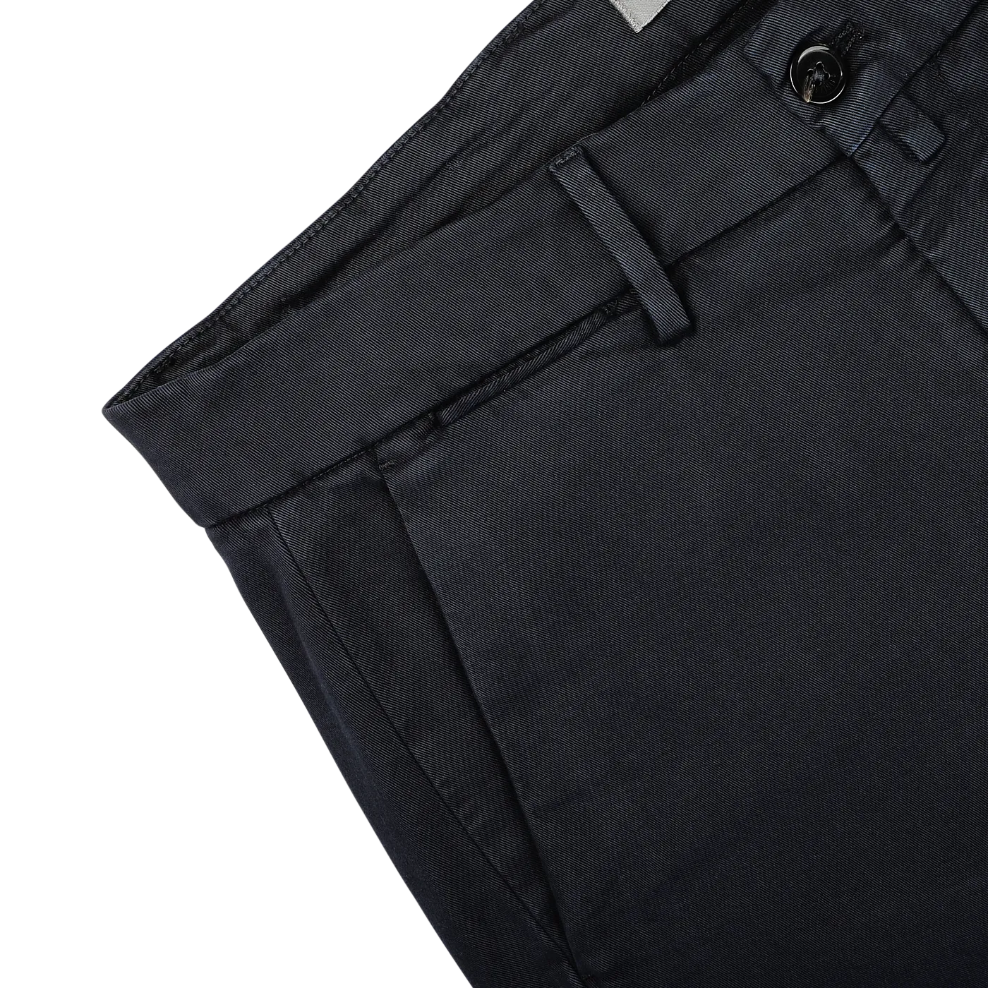 Navy Blue Cotton Stretch Soho Trousers