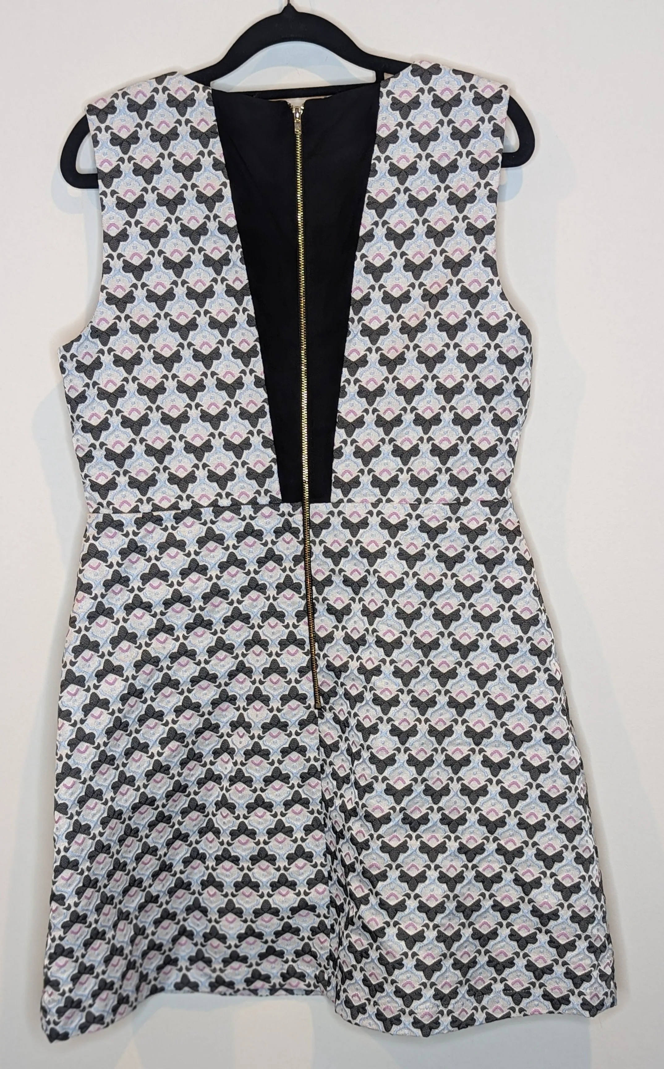 Nichii Pattern Jacquard Mini Dress