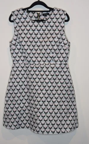 Nichii Pattern Jacquard Mini Dress