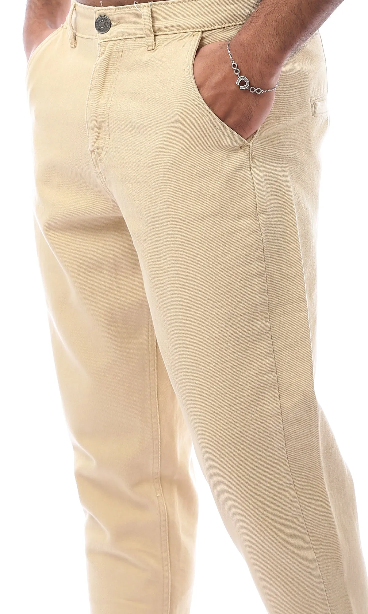 O159912-W22M181-BASIC CARROT FIT  CHINOS-BIEGE (MTC)