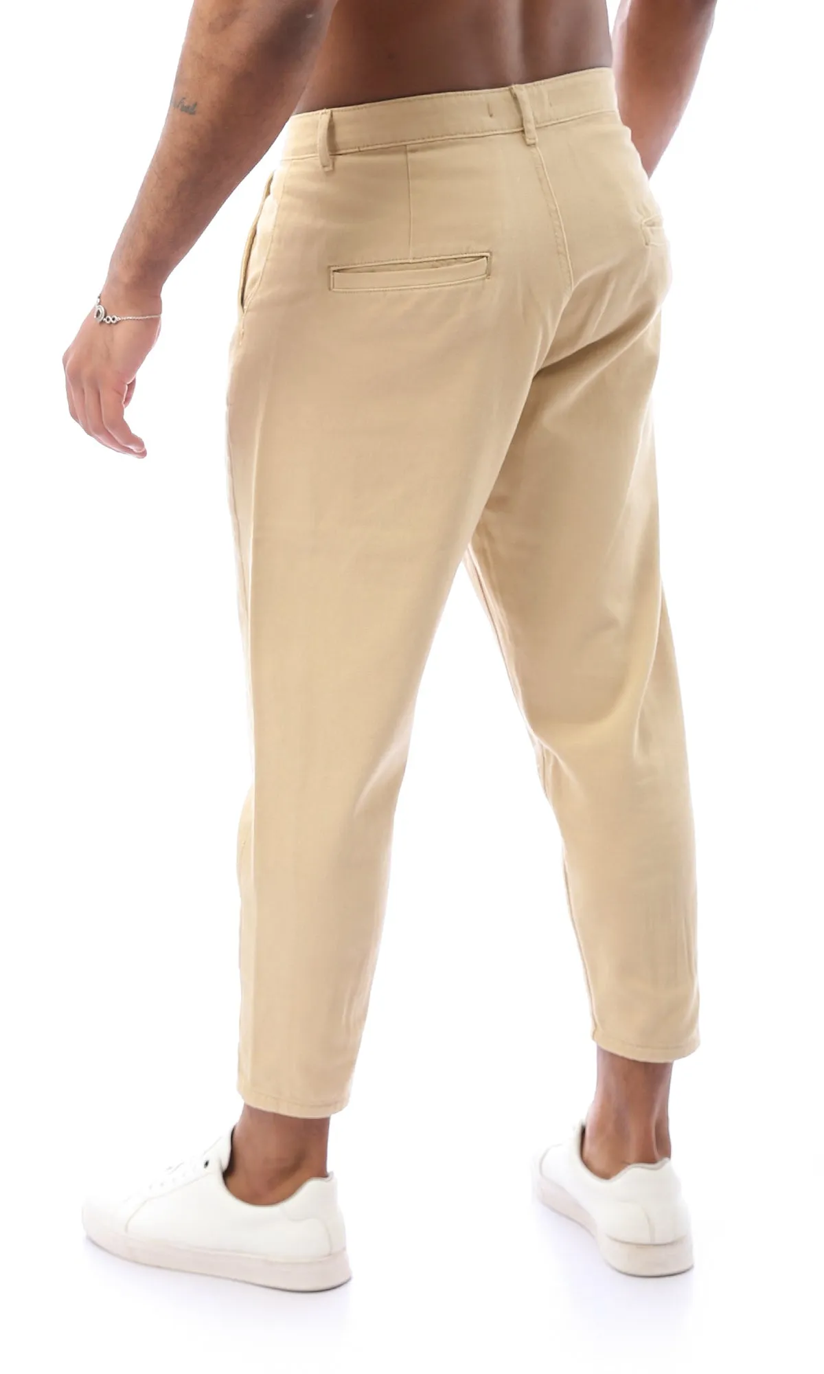 O159912-W22M181-BASIC CARROT FIT  CHINOS-BIEGE (MTC)