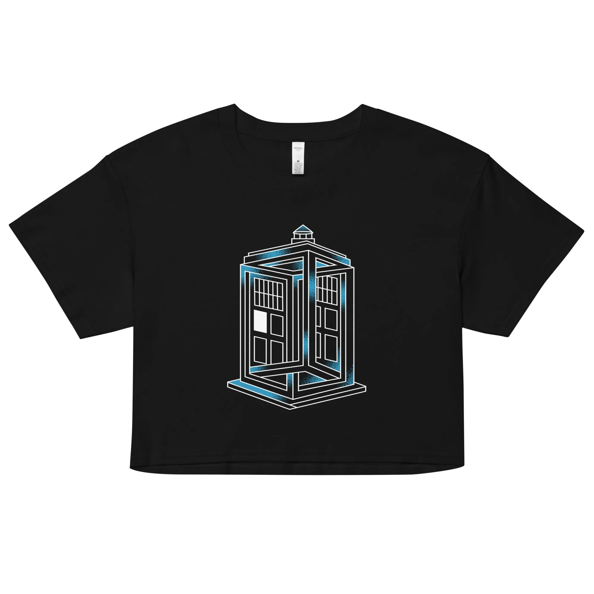 Optical Timey Wimey Women's Crop Tee