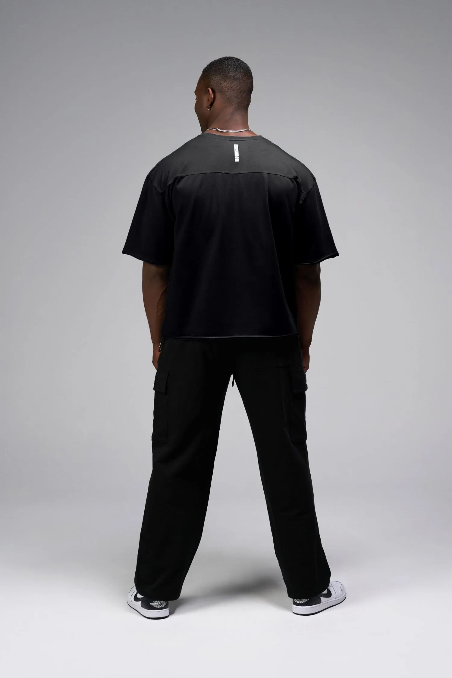 Raw Edge Cropped Tee