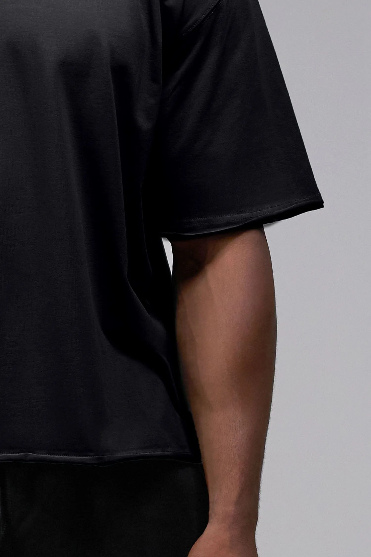 Raw Edge Cropped Tee
