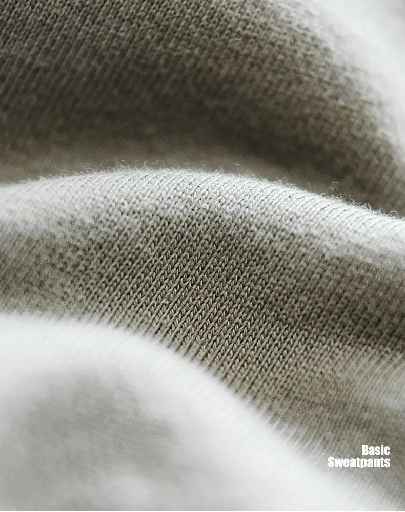 Retro Tapered Knit Stretch Gray Drape Casual Men's Trousers