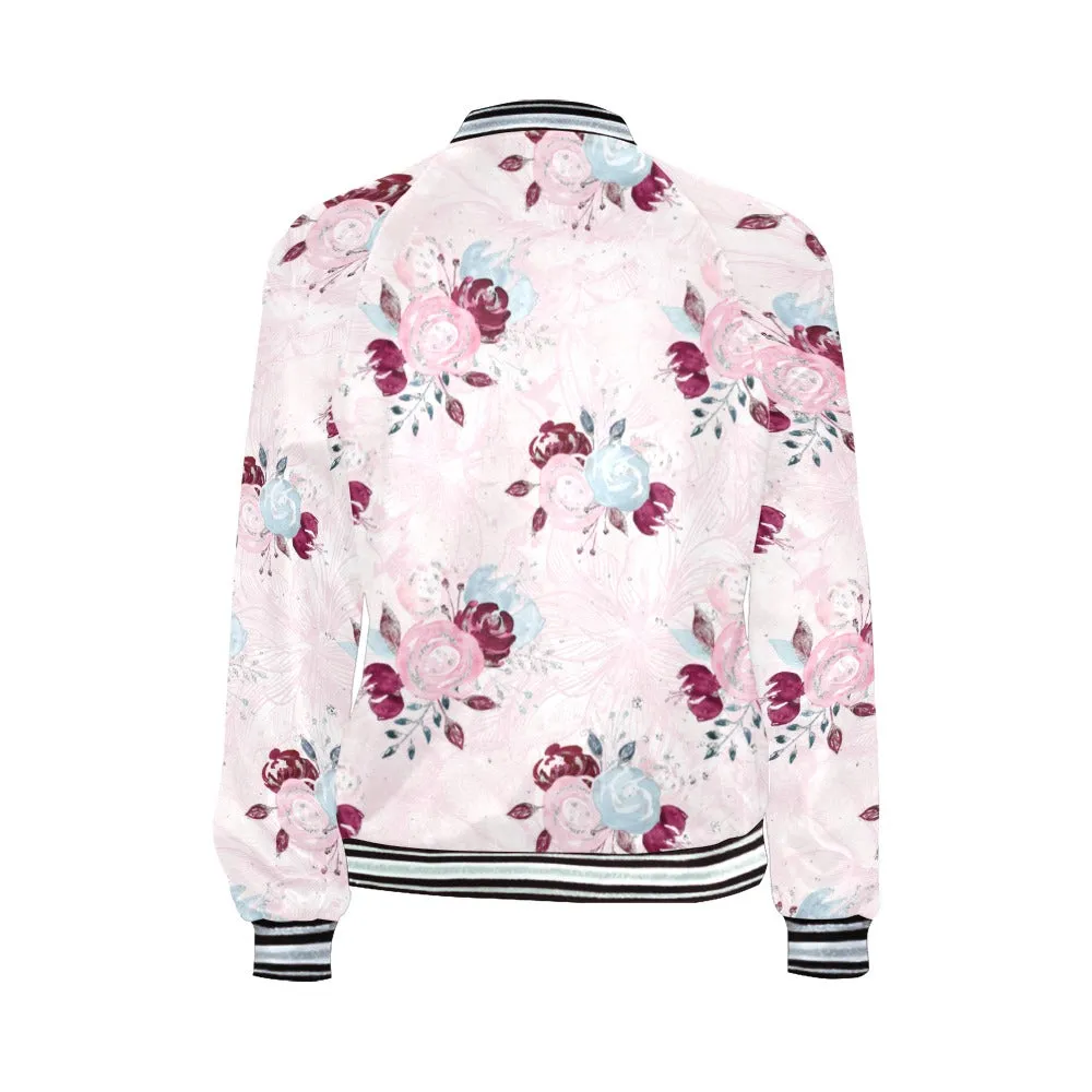 Roses Bomber Jacket for Women